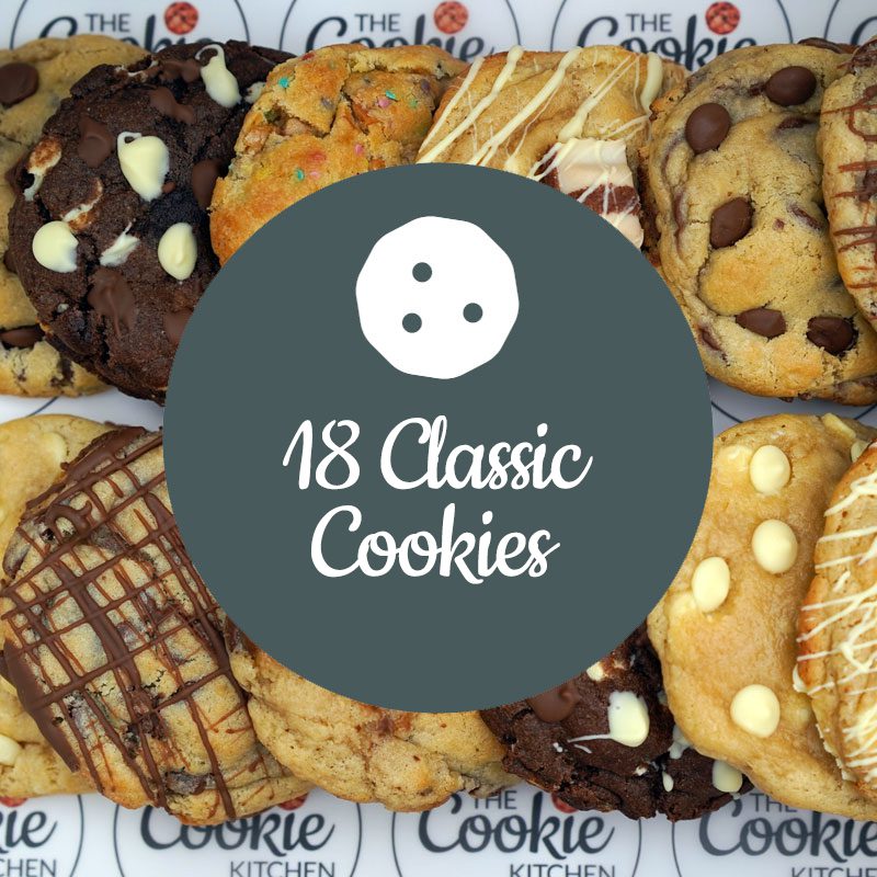 Set flavour box of 18 classic cookies
